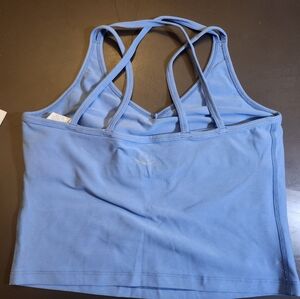 Blue Strappy Tank Top Beyond Yoga